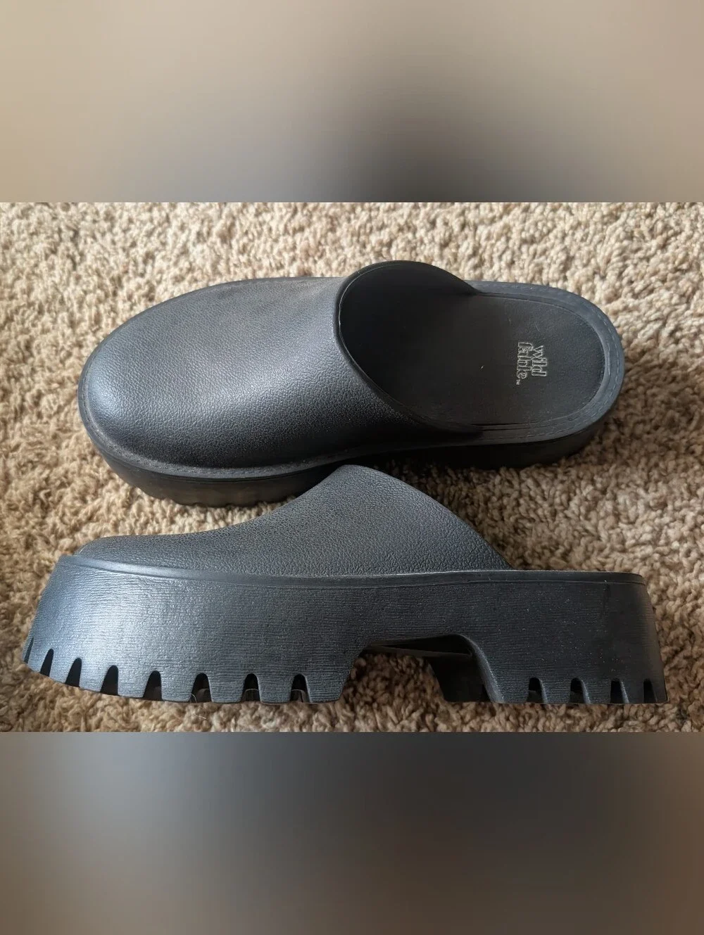 Wild Fable Platform Mule Clogs Womens Size 9